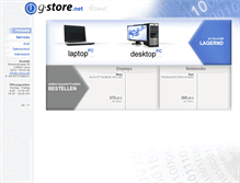 Tablet Screenshot of g-store.net